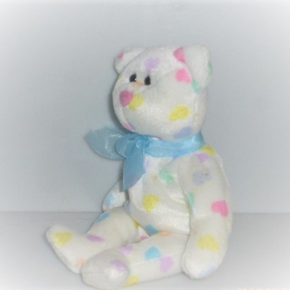 2001 TY Beanie Baby KISSME Ty Valentines Day Kiss Me Bear Vintage TY Bear - Picture 9 of 9